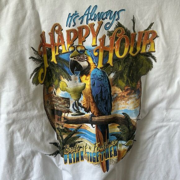 New Port Blue T-Shirt Men’s Size XXL Color White Graphic Tee - Picture 5 of 9